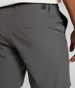 Bottoms|Activewear | Maven Co-op Fairway Performance Stretch Short Charcoal