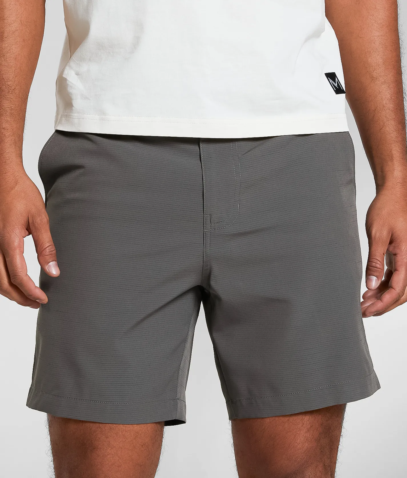 Bottoms|Activewear | Maven Co-op Fairway Performance Stretch Short Charcoal