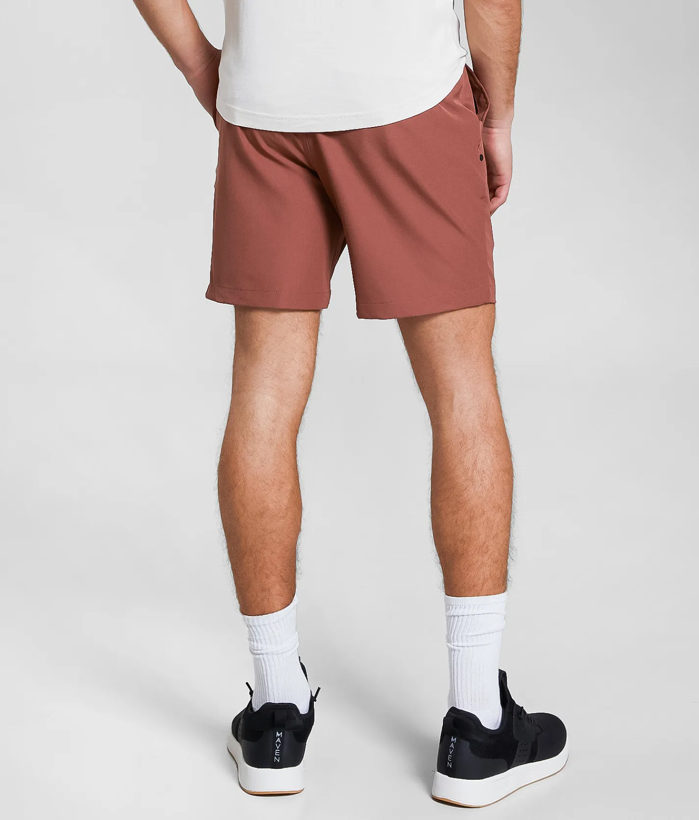 Bottoms|Activewear | Maven Co-op Fairway Performance Stretch Short Maroon