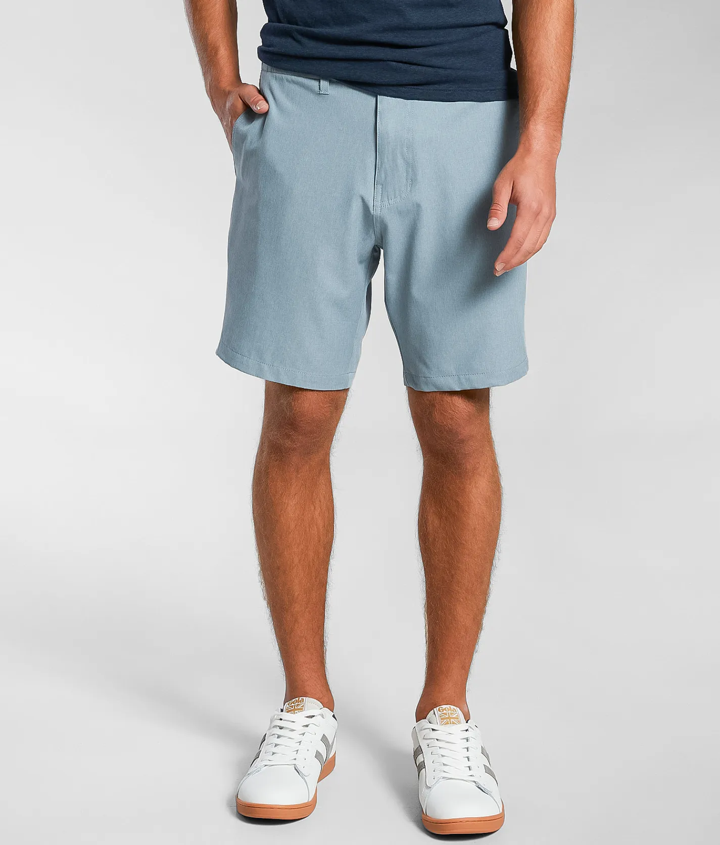 Maven Co-op Fairway Performance Stretch Short Blue Grass Clearance