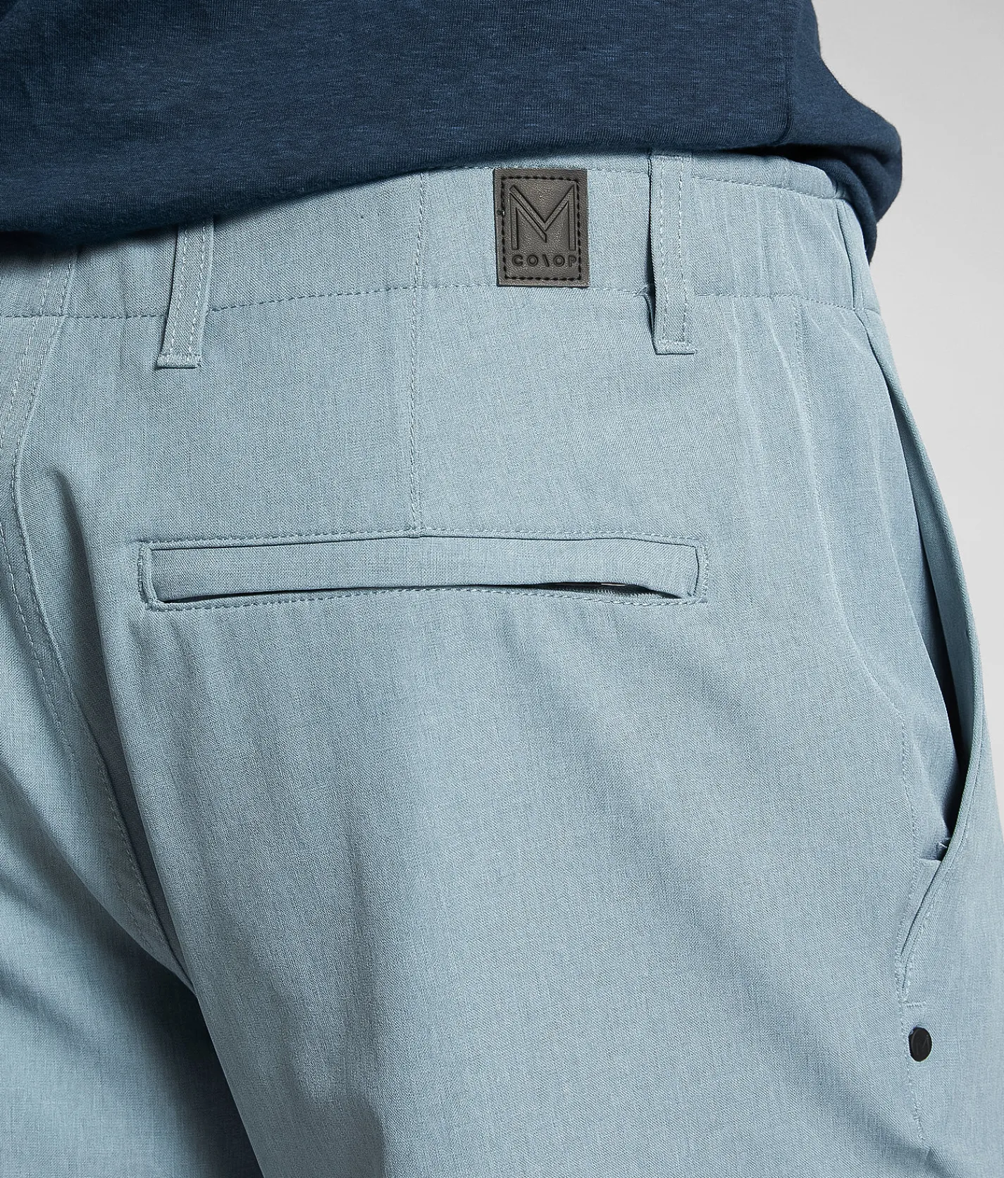 Maven Co-op Fairway Performance Stretch Short Blue Grass Clearance