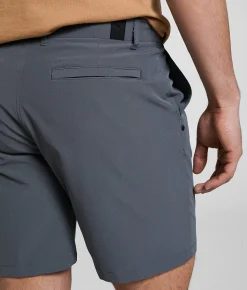 Bottoms|Activewear | Maven Co-op Fairway Performance Stretch Short Turbulence