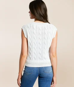 Tops | Z Supply Fairway Sweater Vest White