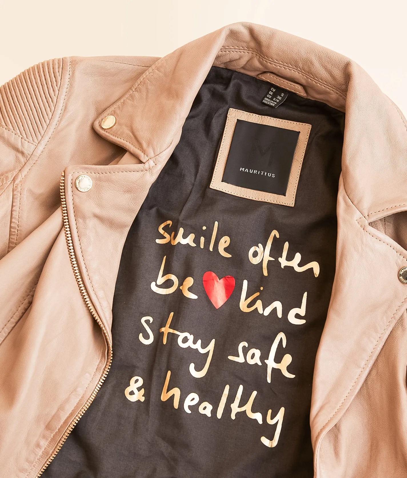 Tops|Coats & Jackets | Mauritius Faizel Leather Jacket Toffee