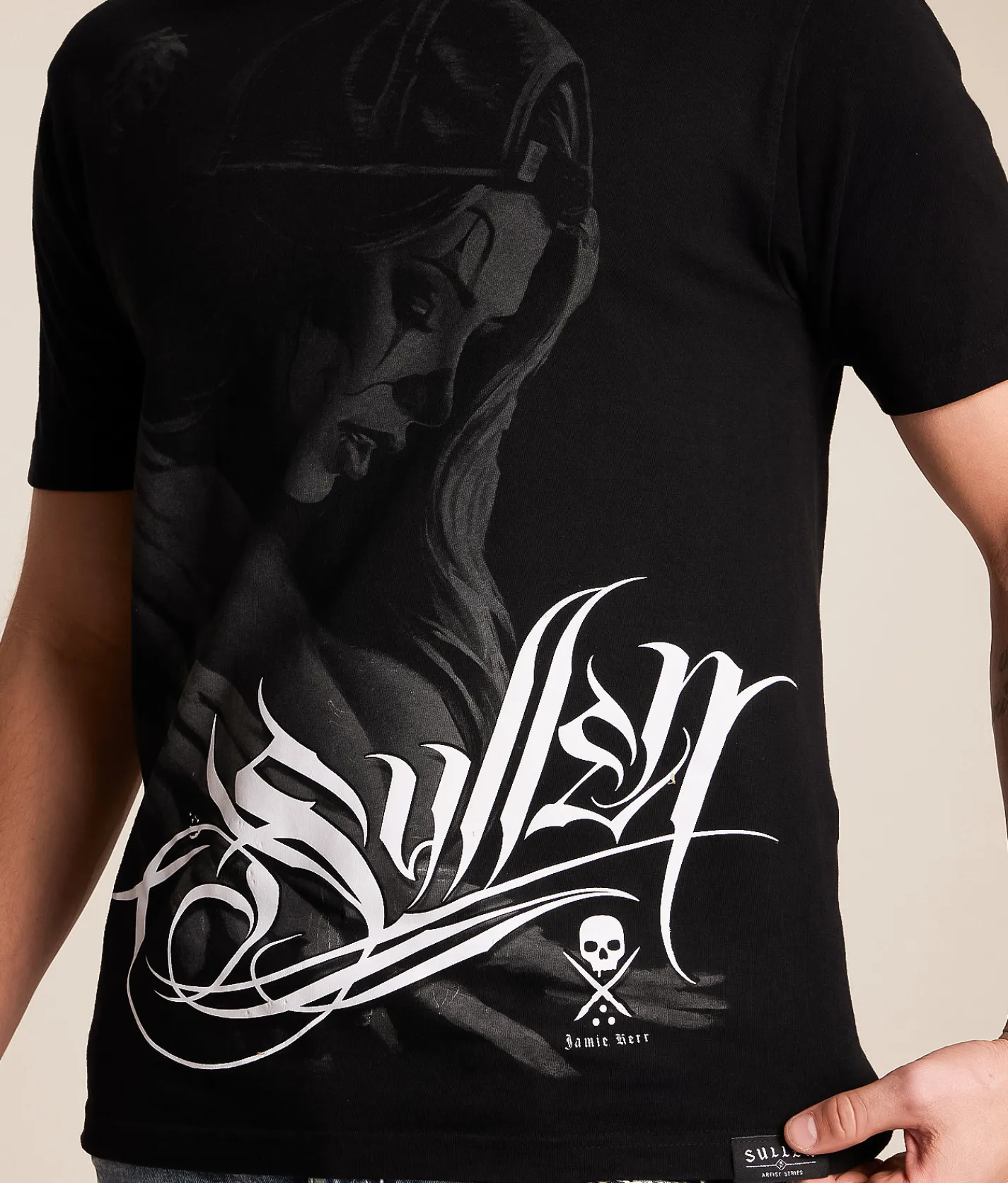 Sullen Fallen T-Shirt Jet Black Outlet
