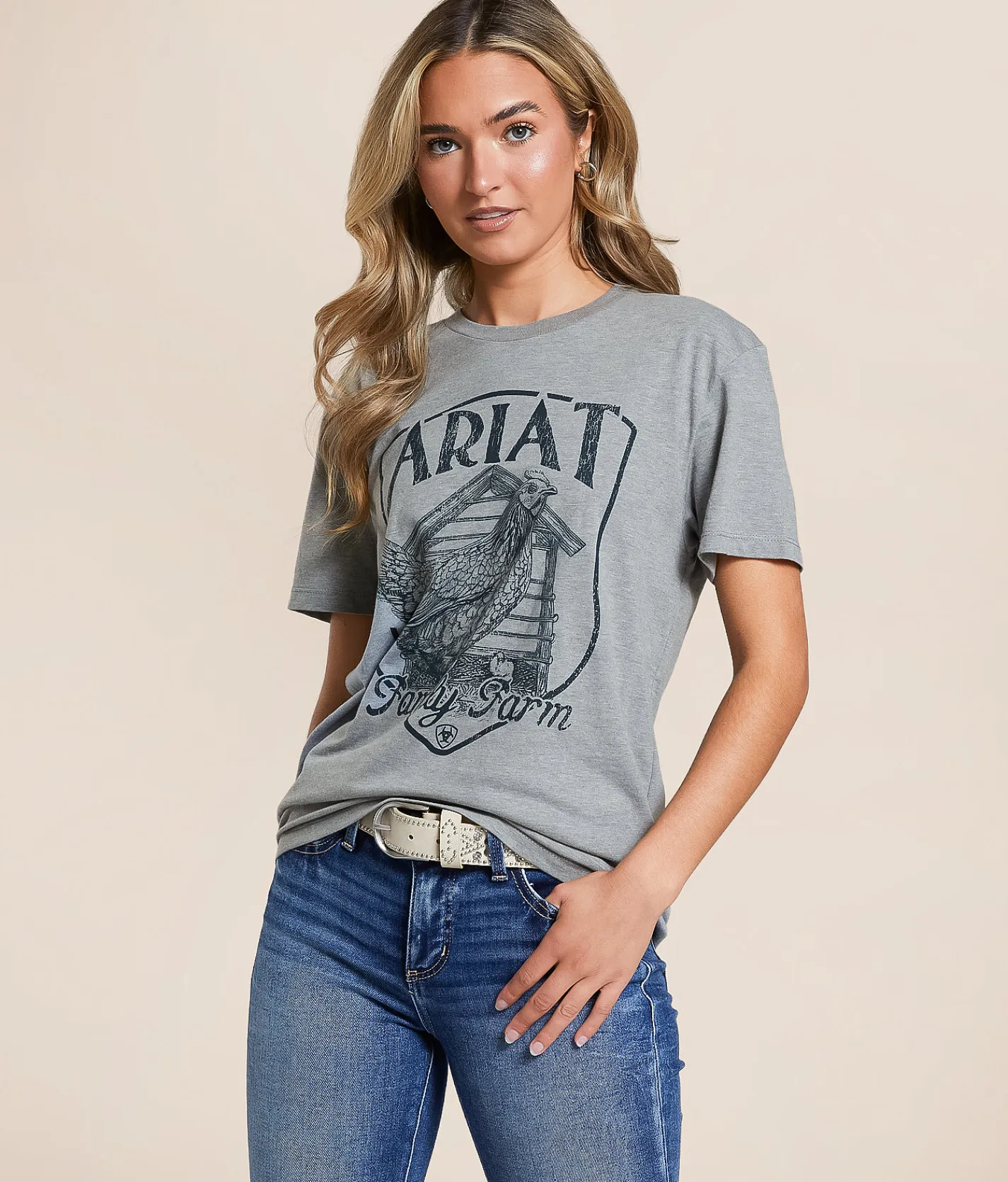 Tops | Ariat Family Farm T-Shirt Ice Berg