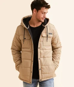 Coats & Jackets | Hurley Fanes Hooded Jacket Khaki
