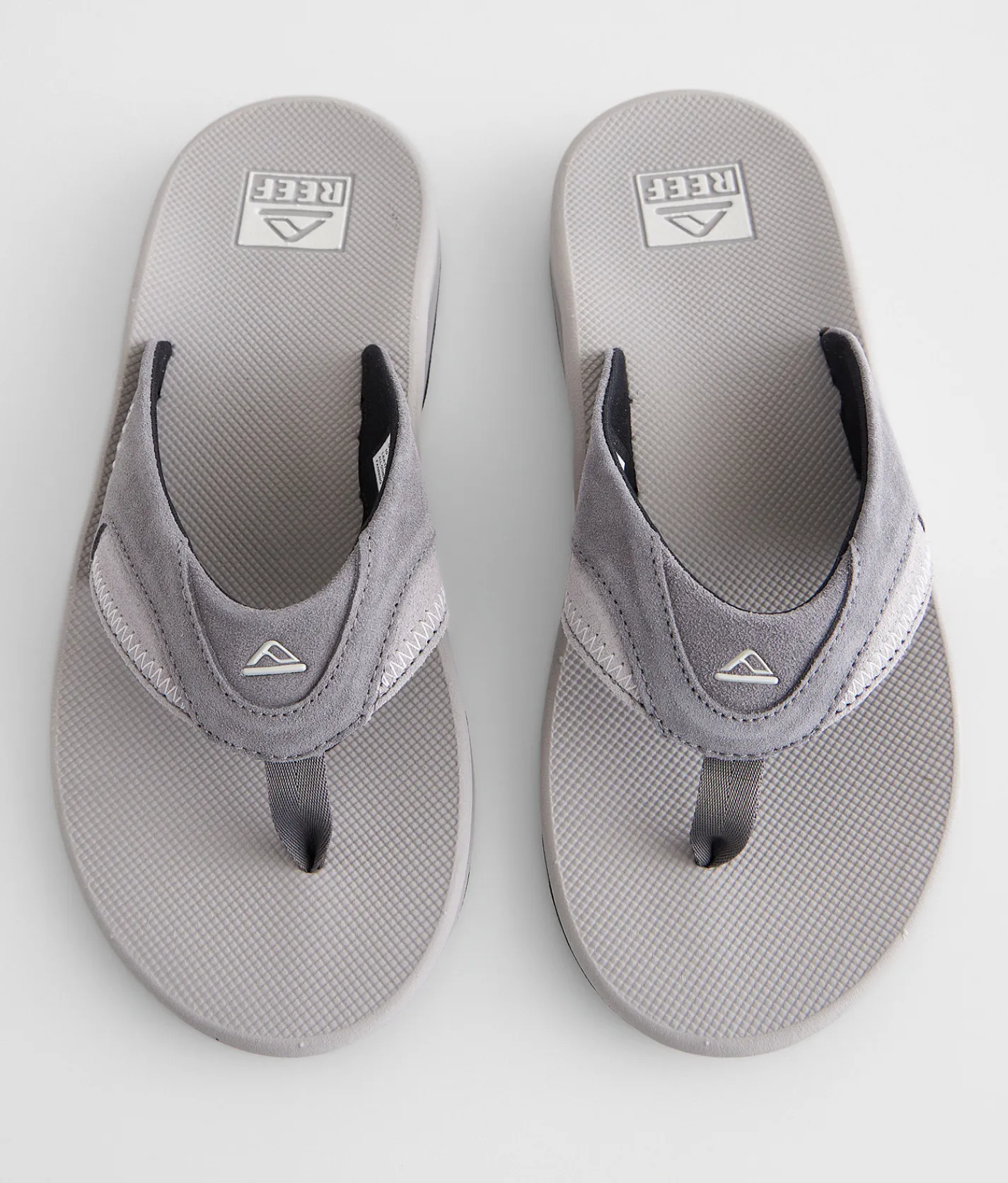 Reef Fanning Flip Grey Suede New