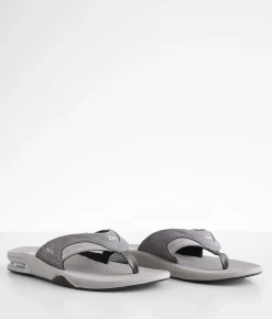 Reef Fanning Flip Grey Suede New