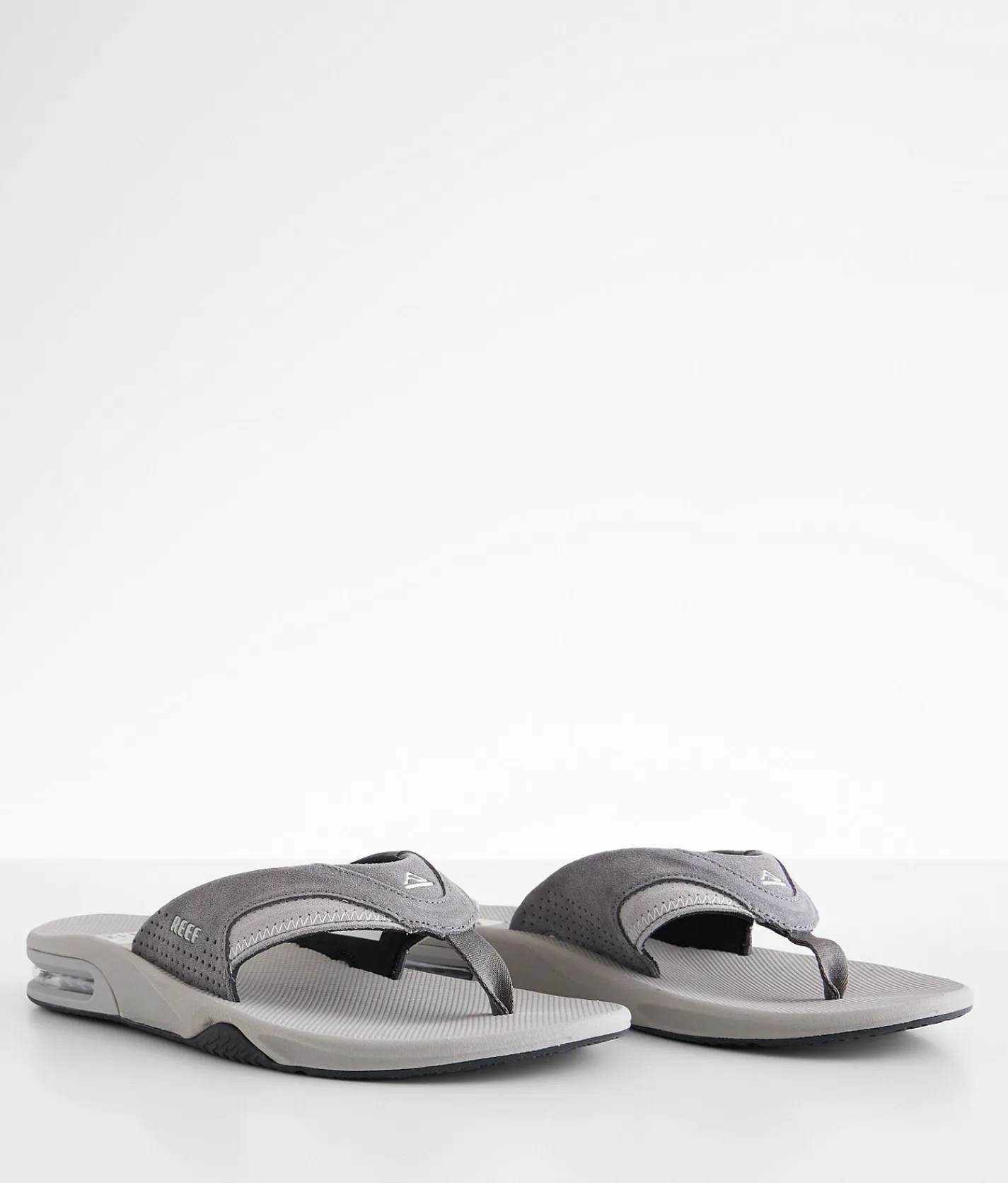 Reef Fanning Flip Grey Suede New