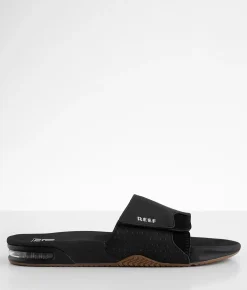 Shoes | Reef Fanning Slide Black Silver