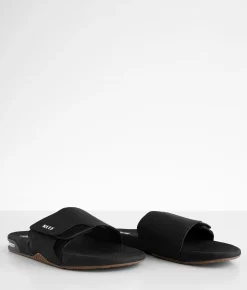 Shoes | Reef Fanning Slide Black Silver