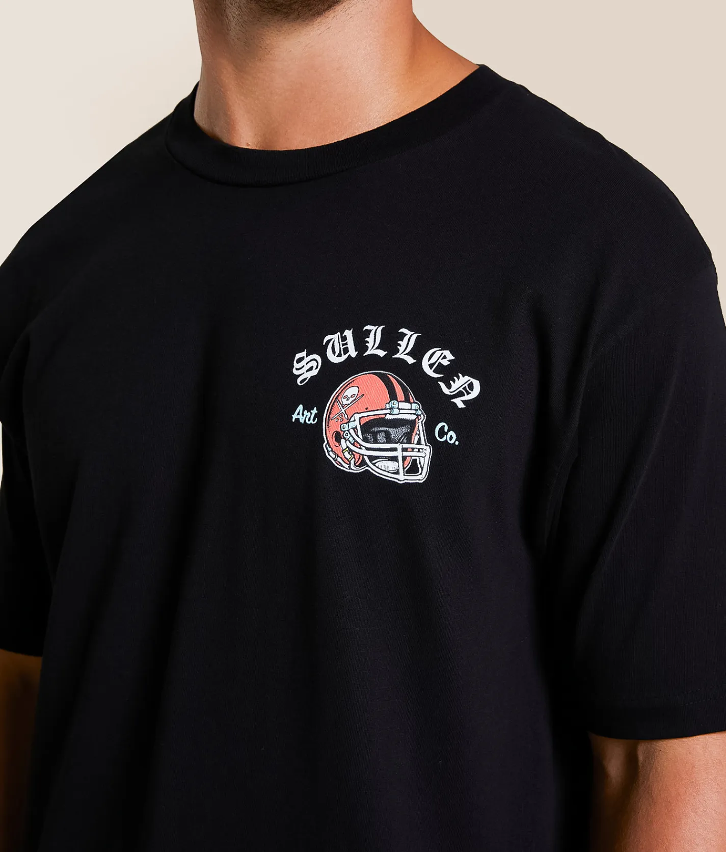 Sullen Fantasy Football T-Shirt Black