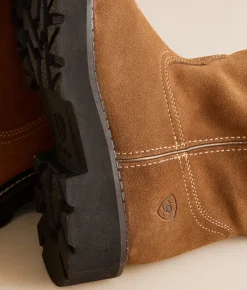 Ariat Fatbaby Slouchy Leather Western Boot Crushed Peanut Hot