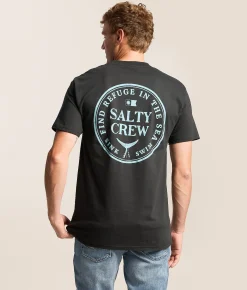 Salty Crew Fathom T-Shirt Vintage Black Outlet