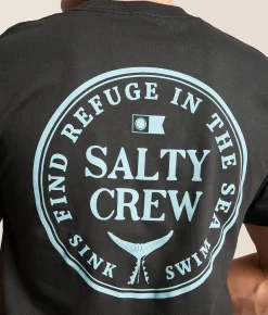 Salty Crew Fathom T-Shirt Vintage Black Outlet