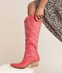 Shoes | Mi.iM Faye Western Boot Pink