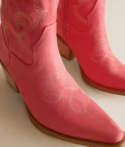 Shoes | Mi.iM Faye Western Boot Pink