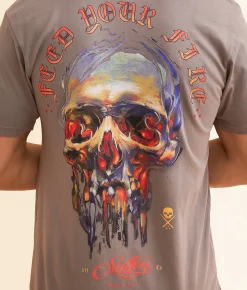 Sullen Feed Your Fire T-Shirt Moonmist