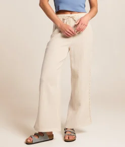 Bottoms | Billabong Feelin' Fine Wide Leg Pant Whitecap