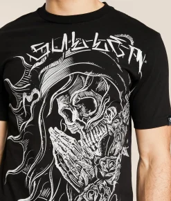 Sullen Fem Pray T-Shirt Jet Black