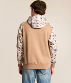 Hooey Fender Hooded Sweatshirt Tan Aztec Hot