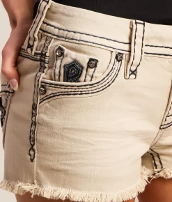 Bottoms|Shorts | Rock Revival Fenni Low Rise Stretch Short Fenni H200