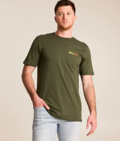 Hurley Fern Gradient T-Shirt Charcoal Fern Clearance