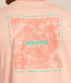 Hurley Fern Gradient T-Shirt Candy Pink Outlet