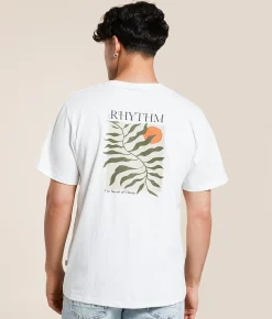 Rhythm Fern Vintage T-Shirt Vintage White Hot