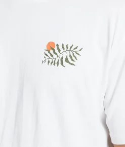 Rhythm Fern Vintage T-Shirt Vintage White Hot