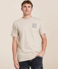 Tops|Graphic T-Shirts | Rock Revival Ferris T-Shirt Silver Gray