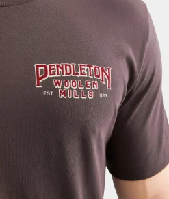 Pendleton Fierce Bison T-Shirt Brown Discount