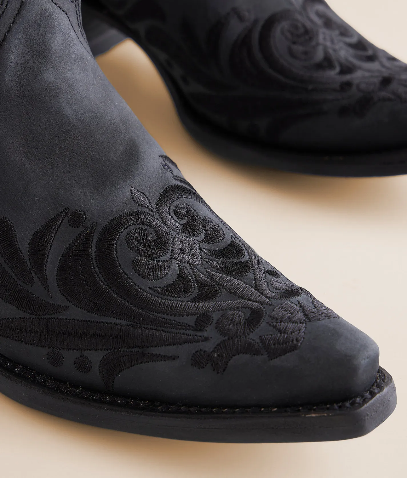 Shoes | Circle G by Corral Filigree Leather Western Boot LD Black