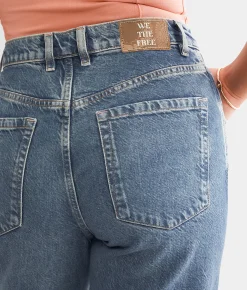 Jeans|Bottoms | Free People Final Countdown Wide Leg Cuffed Jean Zero