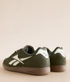 Reebok® Finale Leather Sneaker Green Chalk Gum Hot