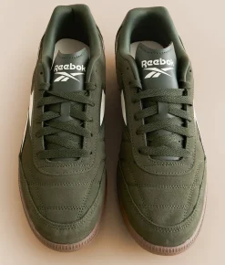 Reebok® Finale Leather Sneaker Green Chalk Gum Hot
