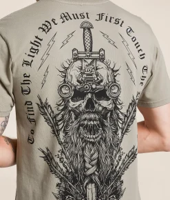 Tops|Graphic T-Shirts | Howitzer Find The Light T-Shirt Chinchilla