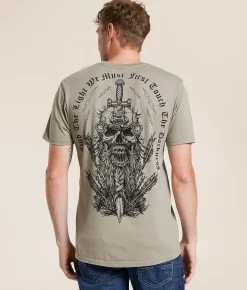 Tops|Graphic T-Shirts | Howitzer Find The Light T-Shirt Chinchilla