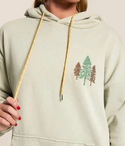 Modish Rebel Find Your Calling Hooded Sweatshirt Beige Discount