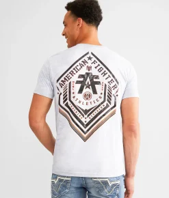 American Fighter Finley T-Shirt White Multi Discount