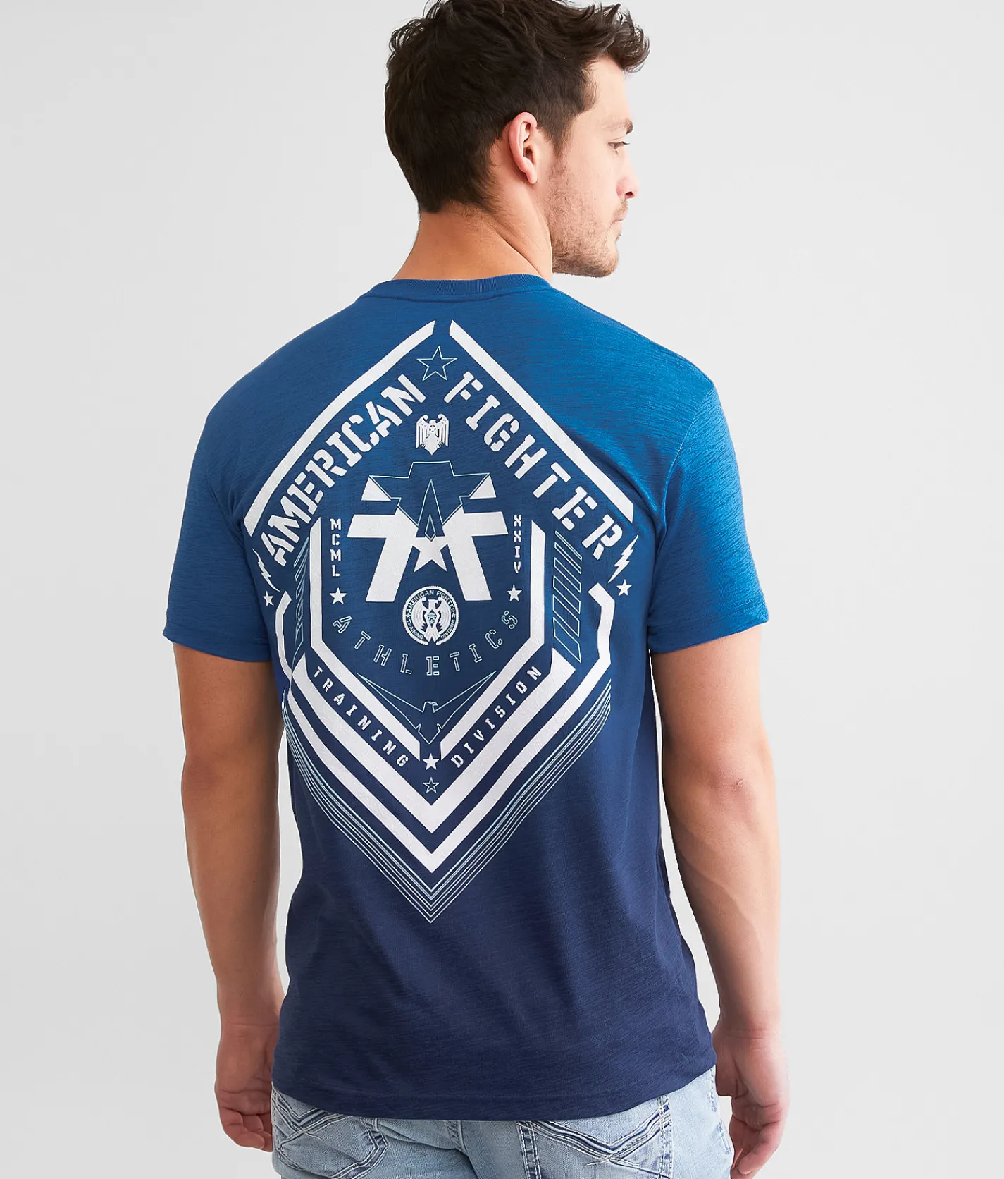 Graphic T-Shirts | American Fighter Finley T-Shirt Palace Blue Limoges