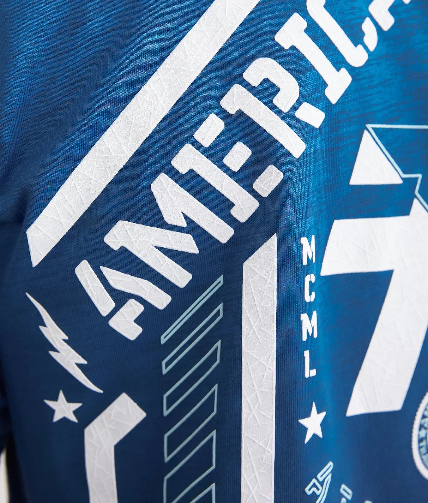 Graphic T-Shirts | American Fighter Finley T-Shirt Palace Blue Limoges