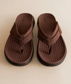 Shoes | HEYDUDE™ Finn Flip Downtown Brown Argan Oil