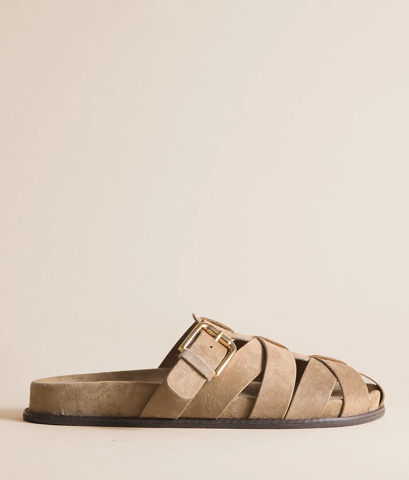 Shoes | Muse & Co. Fisherman Clog Sandal Taupe