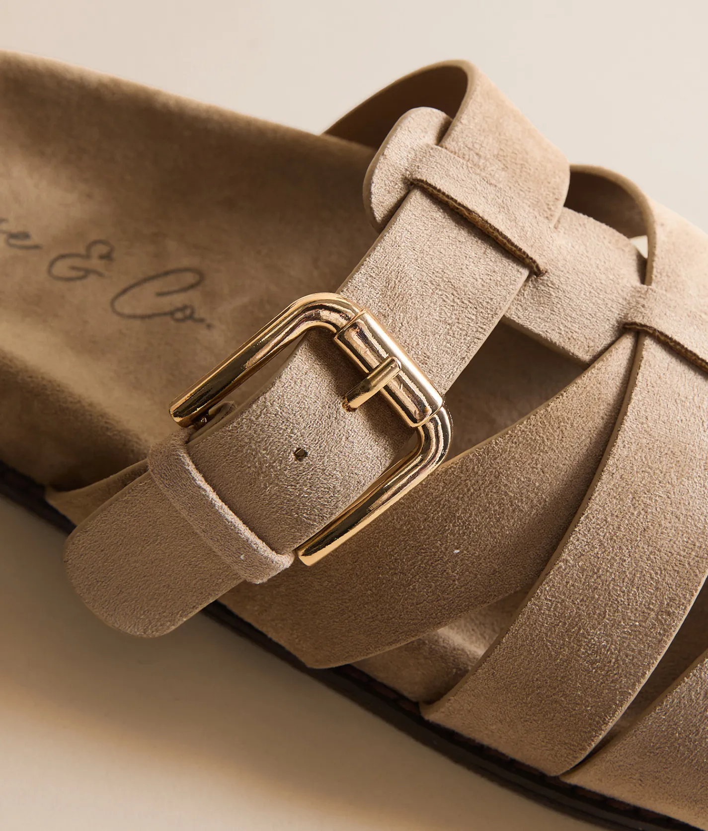 Shoes | Muse & Co. Fisherman Clog Sandal Taupe