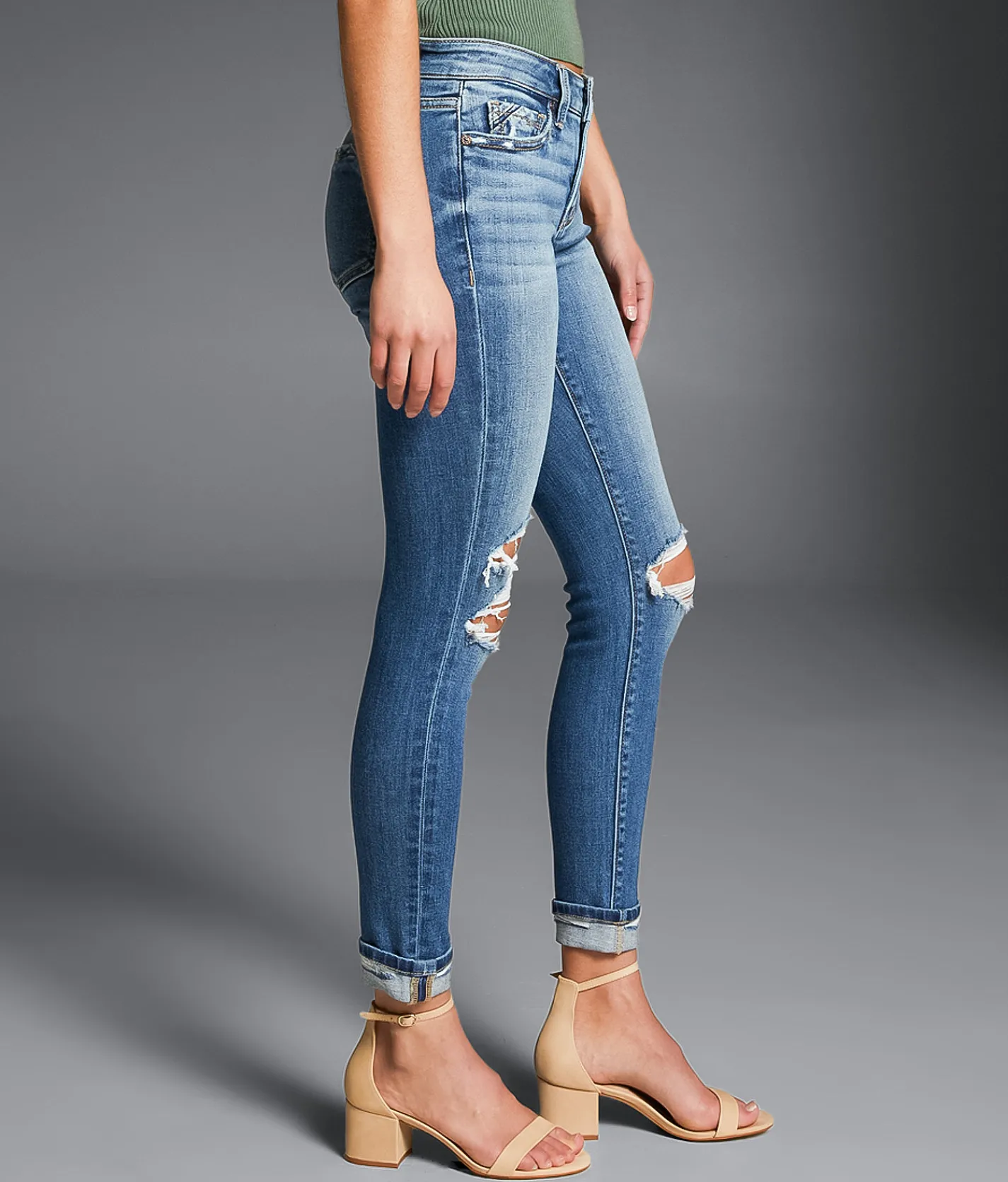 Buckle Black Fit No. 53 Ankle Skinny Stretch Cuffed Jean Friar Discount
