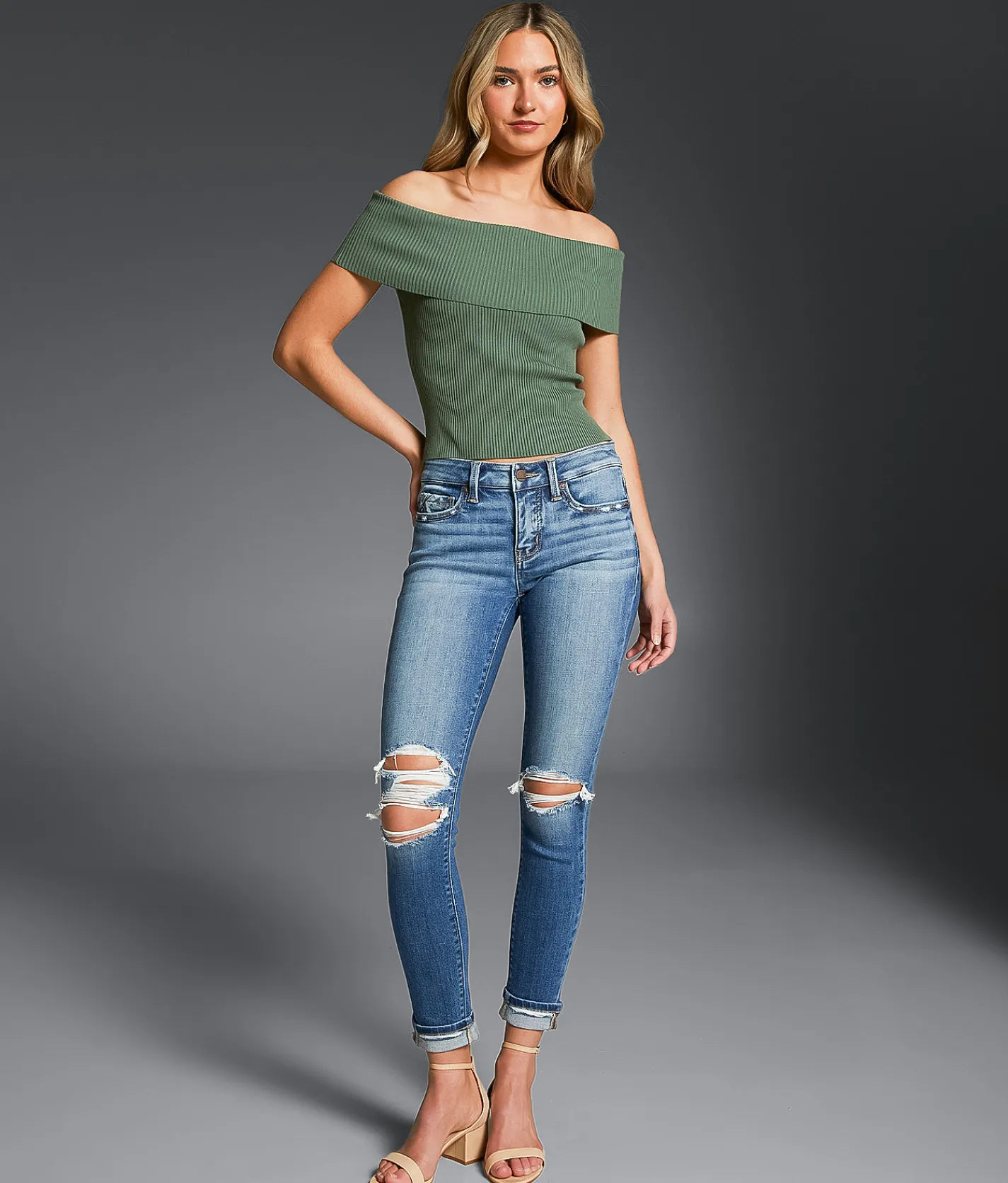 Buckle Black Fit No. 53 Ankle Skinny Stretch Cuffed Jean Friar Discount