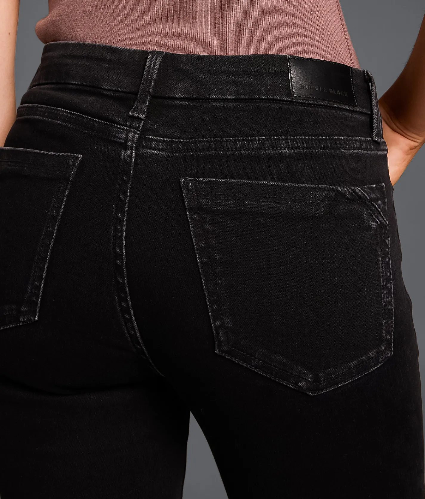 Bottoms | Buckle Black Fit No. 53 Ankle Skinny Stretch Jean Black