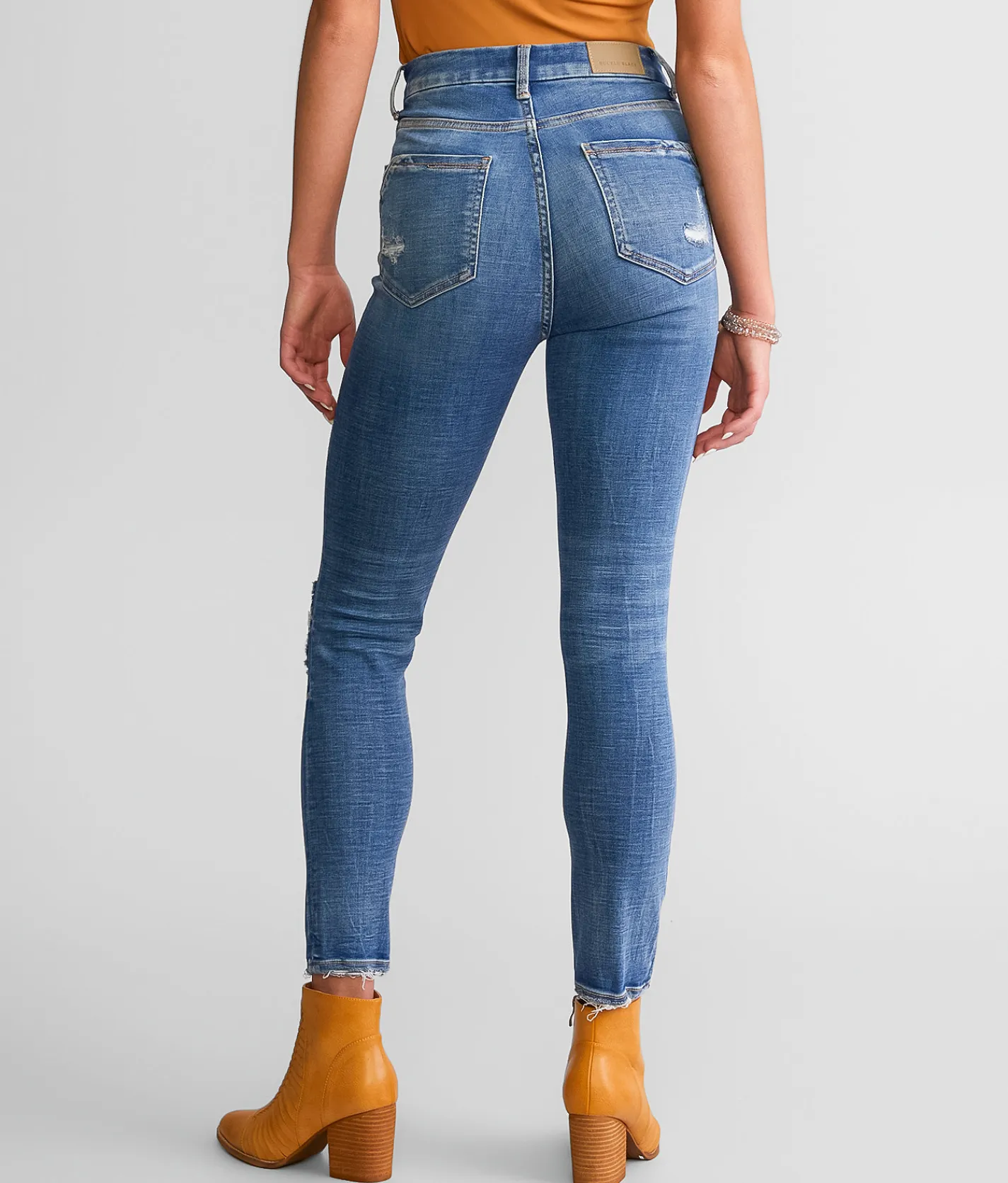 Buckle Black Fit No. 35 Ankle Skinny Stretch Jean Bisbee 4 Discount